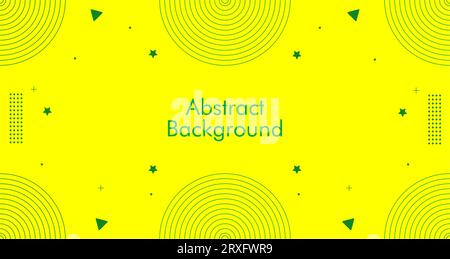 Fond abstrait créatif avec graphique abstrait pour la conception de fond de présentation. Design de présentation avec fond géométrique Absteact coloré Illustration de Vecteur