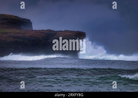 L'océan Atlantique sauvage Banque D'Images