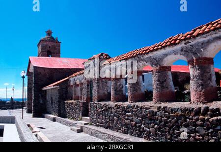 Église Iglesia Santo Domingo, Chucuito, Lac Titicaca, Pérou Banque D'Images