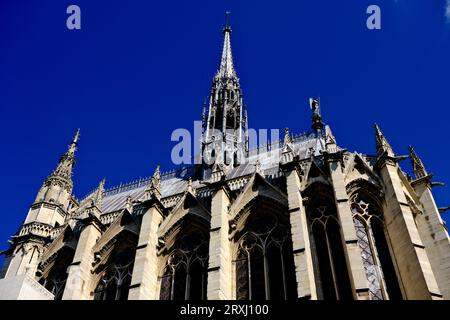 Sainte Chapelle historique à Paris France Banque D'Images