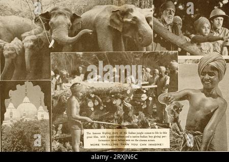 SABU in ELEPHANT BOY 1937 réalisateurs ROBERT J. FLAHERTY et ZOLTAN KORDA Story Toomai of the Elephants de Rudyard Kipling producteur Alexander Korda London film Productions / United Artists Banque D'Images