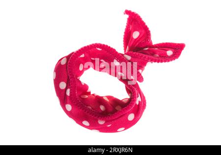 Hair Roller Best flexible mousse et éponge bigoudis. Bigoudis roses sur un fond blanc Banque D'Images