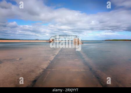 Belhaven et le pont à nulle part dans East Lothian, en Écosse Banque D'Images