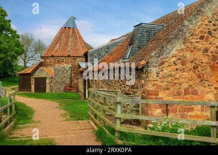 Preston Mill a été présenté dans le film Outlander à East Linton, East Lothian, en Écosse Banque D'Images