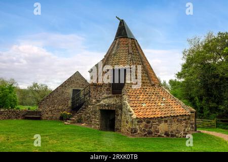 Preston Mill a été présenté dans le film Outlander à East Linton, East Lothian, en Écosse Banque D'Images