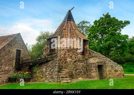 Preston Mill a été présenté dans le film Outlander à East Linton, East Lothian, en Écosse Banque D'Images