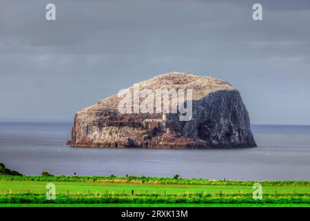 Le château en ruines de Tantallon, au sommet d'une falaise, à North Berwick, East Lothian, en Écosse Banque D'Images