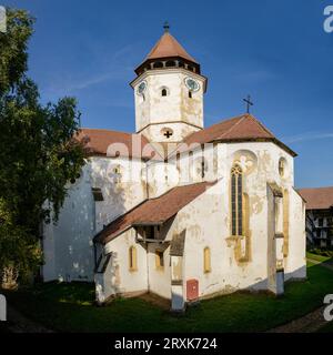 Église fortifiée de Prejmer, Prejmer, comté de Brasov, Roumanie Banque D'Images