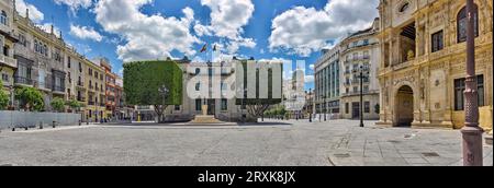 Hôtel de ville de Séville sur la Plaza de San Francisco, Séville, Andalousie, Espagne Banque D'Images