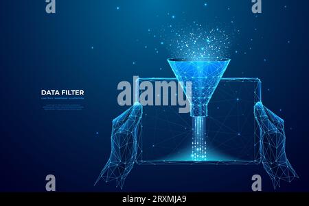 Entonnoir de vente sur tablette Illustration de Vecteur