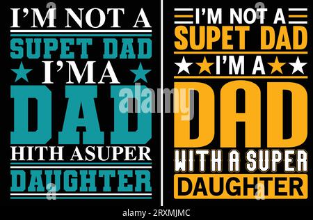 papa typographie t-shirt design si vous voulez, vous pouvez l'utiliser à d'autres fins comme la conception de tasse, la conception d'autocollants, la conception de bouteille d'eau et etc Illustration de Vecteur