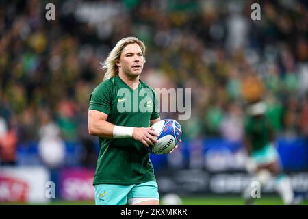 Francois FAF de Klerk lors de la coupe du monde RWC 2023, match de rugby à XV entre l'Afrique du Sud (Springboks) et l'Irlande le 23 septembre 2023 au Stade de France à Saint-Denis près de Paris. Banque D'Images