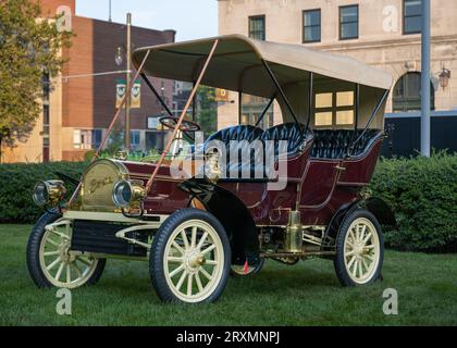 DETROIT, MI/USA - 23 SEPTEMBRE 2023 : une Buick Roadster C 1905, Detroit Concours 'd Elegance. Banque D'Images