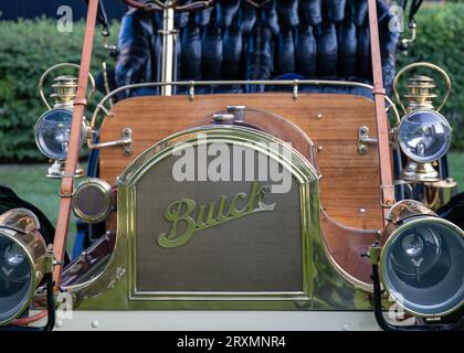 DETROIT, MI/USA - 23 SEPTEMBRE 2023 : une Buick Roadster C 1905, Detroit Concours 'd Elegance. Banque D'Images