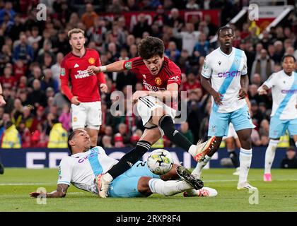 MANCHESTER, ROYAUME-UNI. 26 septembre 2023. Lors du match de la Carabao Cup à OLD TRAFFORD, MANCHESTER. Le crédit photo devrait se lire : Andrew Yates/Sportimage crédit : Sportimage Ltd/Alamy Live News Banque D'Images