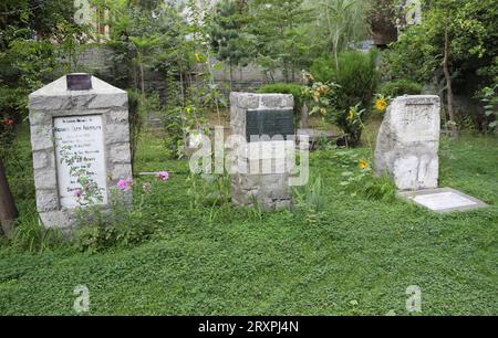 Cimetière britannique à Gilgit connu sous le nom de Haywards Garden Banque D'Images