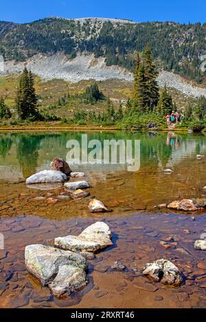 Lac Symphony sur le mont Whistler Banque D'Images