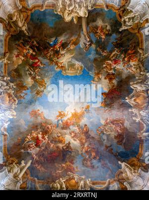 L'apothéose d'Hercule au Château de Versailles Banque D'Images