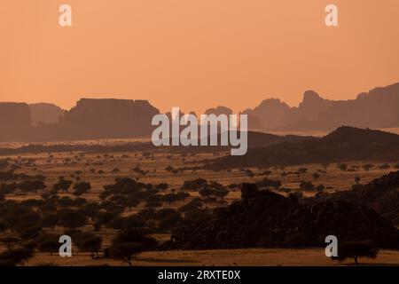 L'incroyable désert d'Ennedi, le Tchad, l'Afrique Banque D'Images