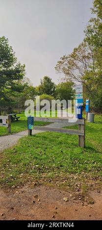 Victoria Park est un parc urbain boisé naturel de 3 000 acres situé au centre de Truro, en Nouvelle-Écosse, au Canada Banque D'Images