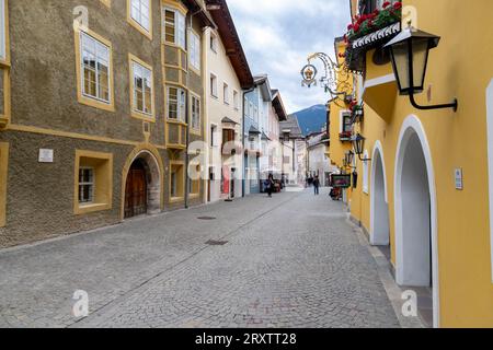 Le centre historique de Sterzing, Sudtirol (Tyrol du Sud) (province de Bolzano), Italie, Europe Banque D'Images