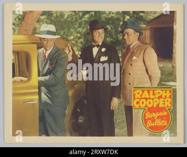 Carte lobby pour une bonne affaire avec Bullets 1937 Banque D'Images