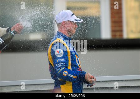 Ash Sutton British Touring car Champion BTCC Silverstone 2023 Numéro 116 Napa Racing UK, Ford Focus Banque D'Images