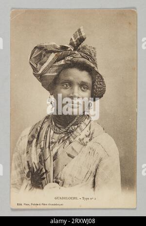 GUADELOUPE. - Type n° 2 1900-1920 Banque D'Images