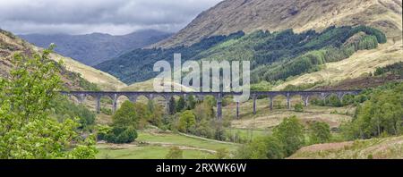 Le viaduc Glenfinnan Inverness-shire Scotland UK Banque D'Images