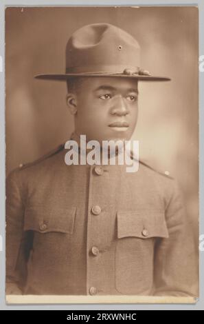 Portrait photographique du lieutenant Charles J. Blackwood 1914-1918 Banque D'Images