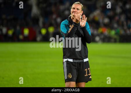 Alexandra Popp (Deutschland), 2. Spieltag UEFA Womens Nations League, Deutschland gegen Island Am 26. Septembre 2023 im Vonovia-Ruhrstadion, Bochum. Stand 4:0 vor 14,998 Zuschauern. Banque D'Images