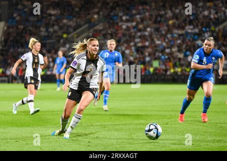 Laura Freigang (Deutschland), 2. Spieltag UEFA Womens Nations League, Deutschland gegen Island Am 26. Septembre 2023 im Vonovia-Ruhrstadion, Bochum. Stand 4:0 vor 14,998 Zuschauern. Banque D'Images