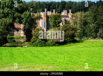 Château de Herstmonceueux, Sussex de l'est. ROYAUME-UNI Banque D'Images