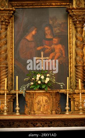 Tabernacle dans l'église, Estancia jésuite de Santa Catalina, province de Cordoue, Argentine Banque D'Images