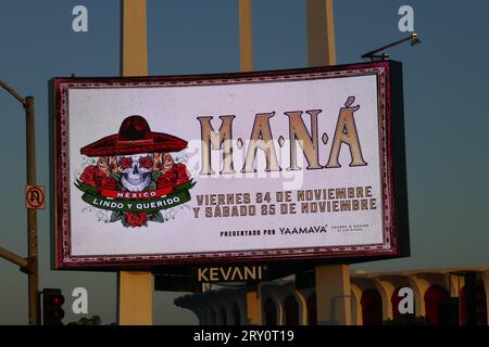 Inglewood, Californie, USA 23 septembre 2023 Mana Marquee au Forum Kia le 23 septembre 2023 à Inglewood, Californie, USA. Photo de Barry King/Alamy stock photo Banque D'Images