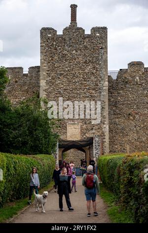 Suffolk Framlingham Castle UK Banque D'Images