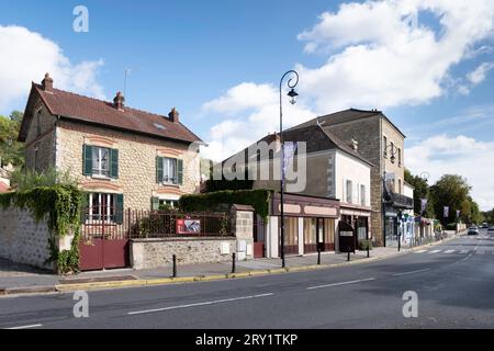 Auberge Ravoux connue sous le nom de Maison Van Gogh à Auvers-sur-Oise. Vincent van Gogh est mort ici en 1890 Banque D'Images