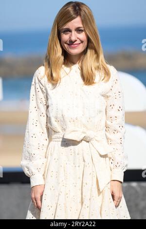 28 septembre 2023, San Sebastian, Espagne : ALEXANDRA JIMENEZ participe au Photocall la Ternura lors du 71e Festival International du film de San Sebastian au Kursaal Palace à Donostia, San Sebastian, Espagne. (Image de crédit : © Jack Abuin/ZUMA Press Wire) USAGE ÉDITORIAL SEULEMENT! Non destiné à UN USAGE commercial ! Banque D'Images