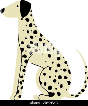 motif chien dalmate Illustration de Vecteur