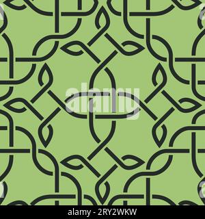 Motif sans couture ornemental celtique Illustration de Vecteur