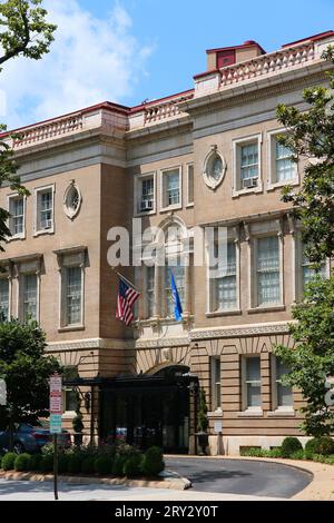 WASHINGTON DC, États-Unis - 13 JUIN 2013 : Club féminin privé Sulgrave Club situé sur Massachusetts Avenue à Washington DC. Banque D'Images