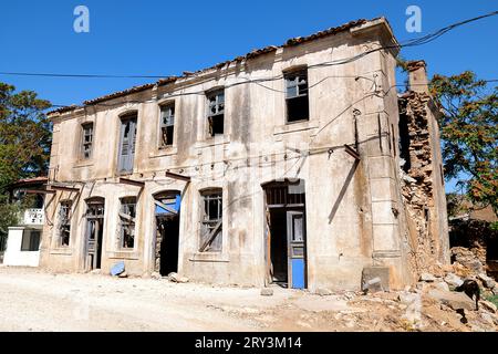 Gökceada Dereköy est un village grec situé dans la partie la plus occidentale de l'île. Grâce à son emplacement stratégique et au port de Pirgos, il a montré plus Banque D'Images