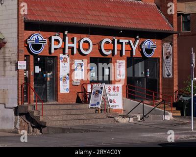 Pho City, Calgary, septembre 2023 Banque D'Images