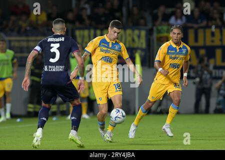 Frosinone, Italie, 28 septembre, 2023 Matias Soule de Frosinone au match de football Frosinone vs Fiorentina Serie A crédit:Roberto Ramaccia/Alamy Live News Banque D'Images