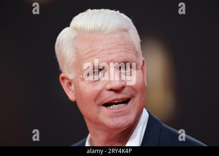 Cologne, Allemagne. 28 septembre 2023. Guido Cantz arrive au Coloneum pour les German Television Awards 2023. Les German Television Awards seront remis à Cologne pour la saison de programmation 2022/23. Crédit : Rolf Vennenbernd/dpa/Alamy Live News Banque D'Images