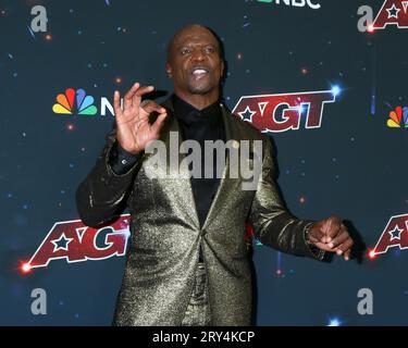 Pasadena, États-Unis. 27 septembre 2023. LOS ANGELES - SEP 27 : Terry Crews à l'America's Got Talent Season 18 finale Résultats Red Carpet à l'Hôtel Dena le 27 septembre 2023 à Pasadena, CA (photo de Katrina Jordan/Sipa USA) crédit : SIPA USA/Alamy Live News Banque D'Images