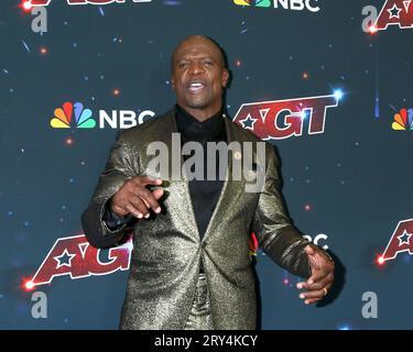 Pasadena, États-Unis. 27 septembre 2023. LOS ANGELES - SEP 27 : Terry Crews à l'America's Got Talent Season 18 finale Résultats Red Carpet à l'Hôtel Dena le 27 septembre 2023 à Pasadena, CA (photo de Katrina Jordan/Sipa USA) crédit : SIPA USA/Alamy Live News Banque D'Images