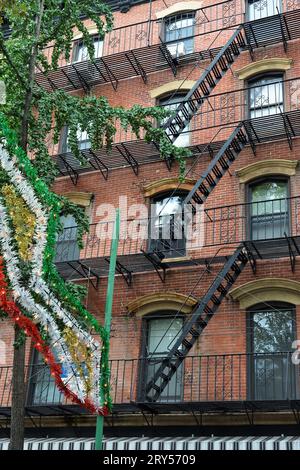 Marchés et boutiques de Little Italy, Manhattan, New York, USA Banque D'Images