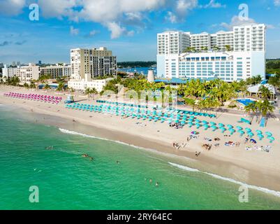 Hollywood Beach, lever du soleil, tôt le matin Miami, Miami Nord, Miami, Broward, Floride, États-Unis Banque D'Images