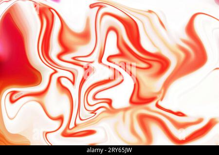 une exploration sereine de motifs vibrants dans des peintures à effet liquéfié coloré, fond marbré et photo de stock Banque D'Images